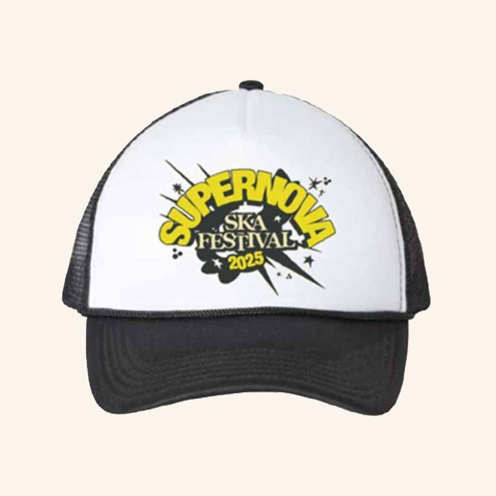 Supernova Ska Merch Supernova Ska Festival 2025 Trucker Hat Christmas Gifts For Guys - Lilybirchmarket