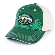 Survivor Merch 50th Season Embroidered Hat In The Hands Of The Fans Cap Gifts For Dad - Lilybirchmarket