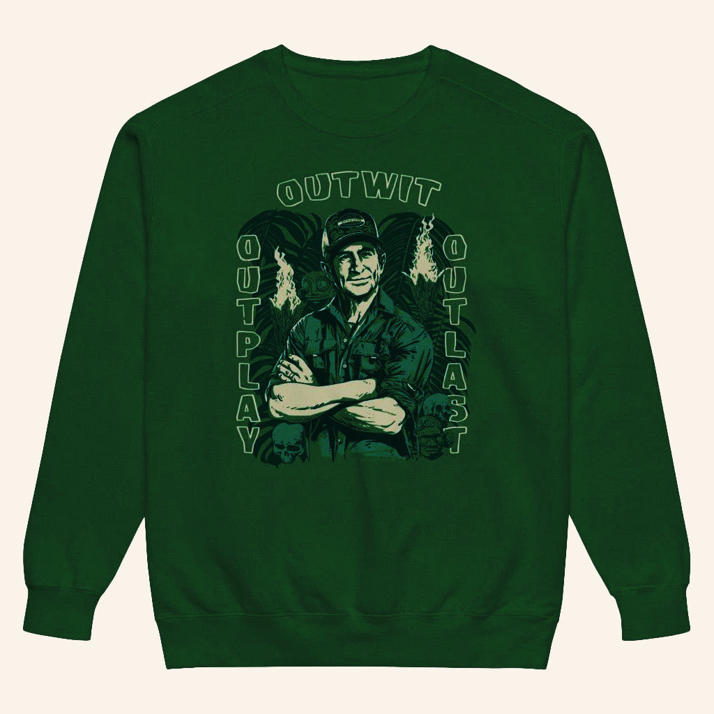 Survivor Merch Jeff Tribal Outwit Outplay Outlast Sweatshirt Best Gifts For Friends - Lilybirchmarket
