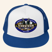 Survivor Merch Survivor x Yellowjackets Logo Trucker Hat Snapback Xmas Gifts For Him - Lilybirchmarket