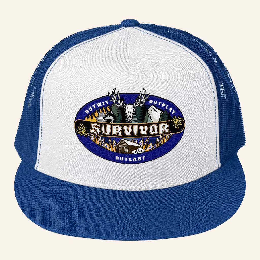 Survivor Merch Survivor x Yellowjackets Logo Trucker Hat Snapback Xmas Gifts For Him - Lilybirchmarket