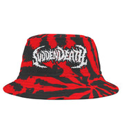 SVDDEN DEATH Merch Marauda And Svdden Death Red Black Tie Dye Bucket Hat EDM Hat Friends Gifts - Lilybirchmarket