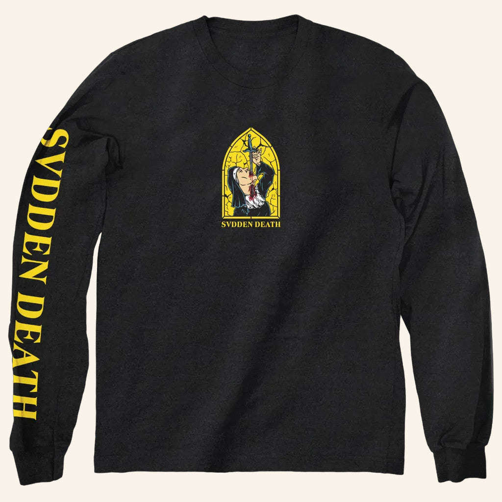 Svdden Death Merch Nun Long Sleeve T-Shirt Gifts Ideas For DJ Fans - Lilybirchmarket