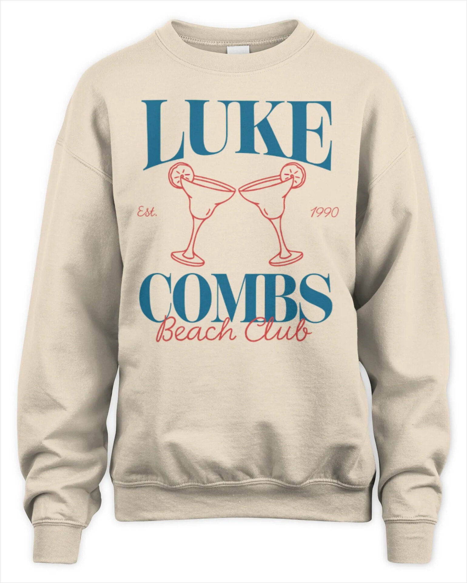 Sweatshirt 2024 Luke Combs X Nicole Summer Luke Combs Beach Club, Premium Sweaer Gifts For Him - Lilybirchmarket