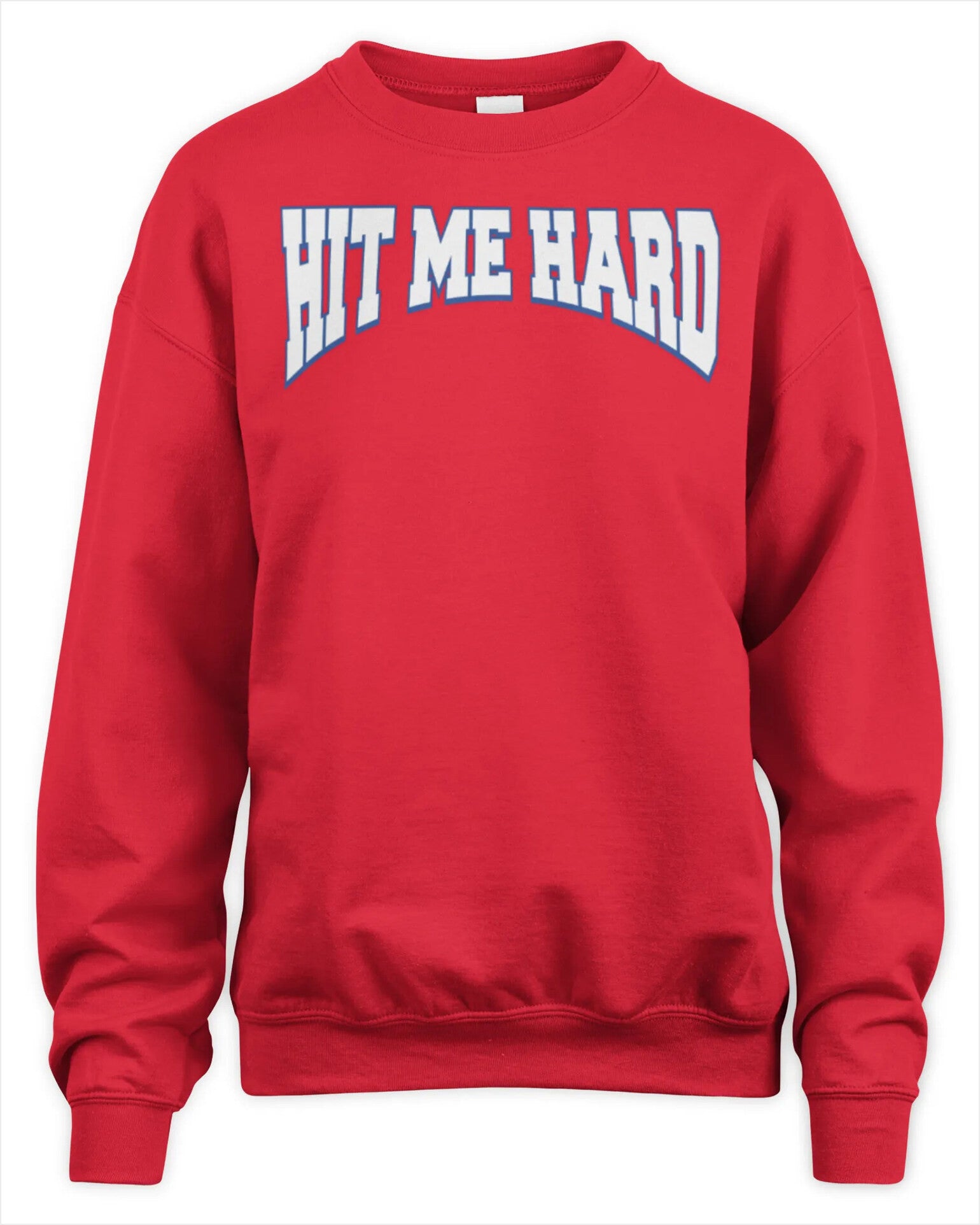 Sweatshirt Billie Eilish Hit Me Hard And Soft Red Premium Sweaer Gifts For Best Friend Merch Clothing - Lilybirchmarket