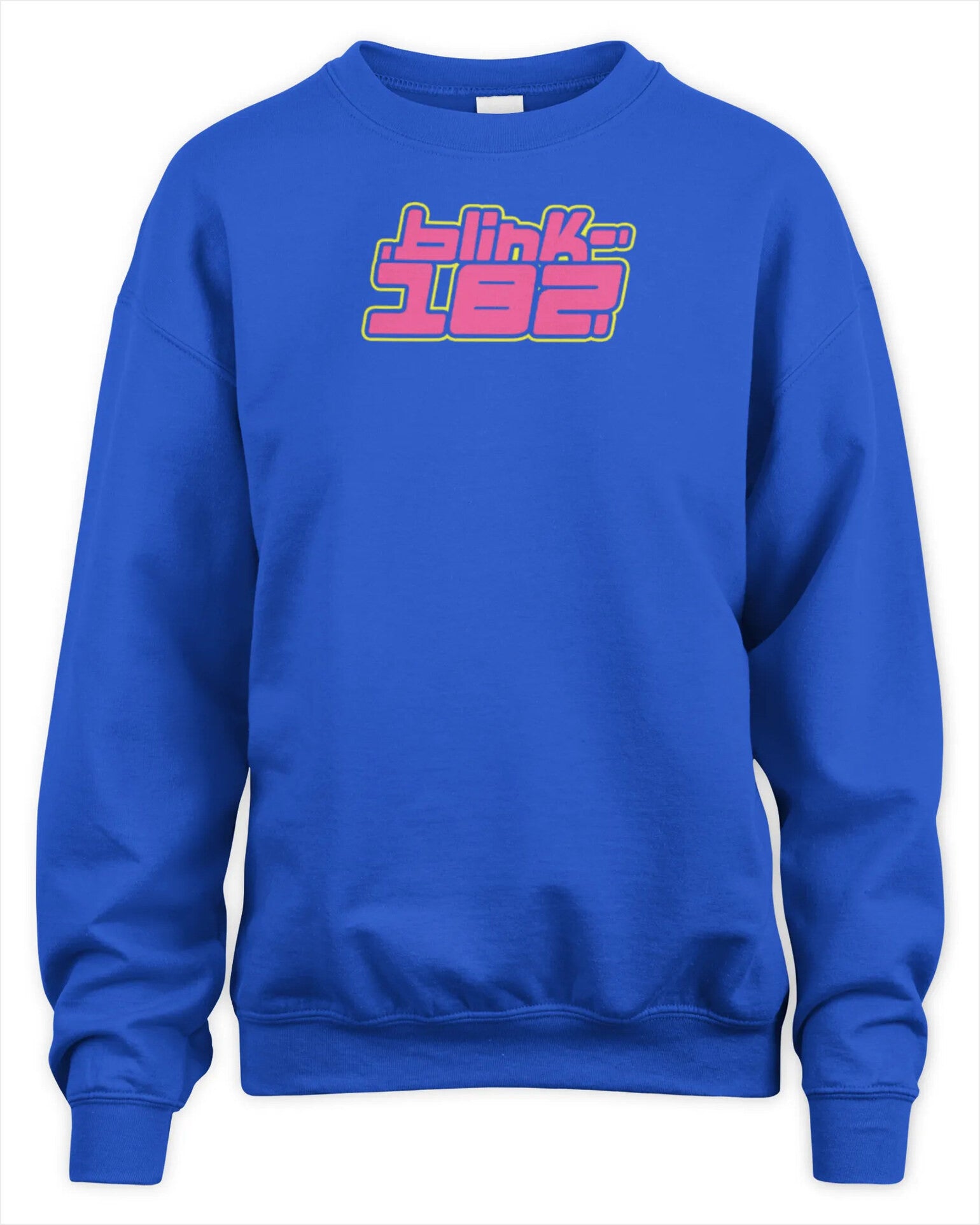 Sweatshirt Blink-182 Official Merch Store Blue Logo Premium Sweaer Gifts For Besties Merch Apparel - Lilybirchmarket