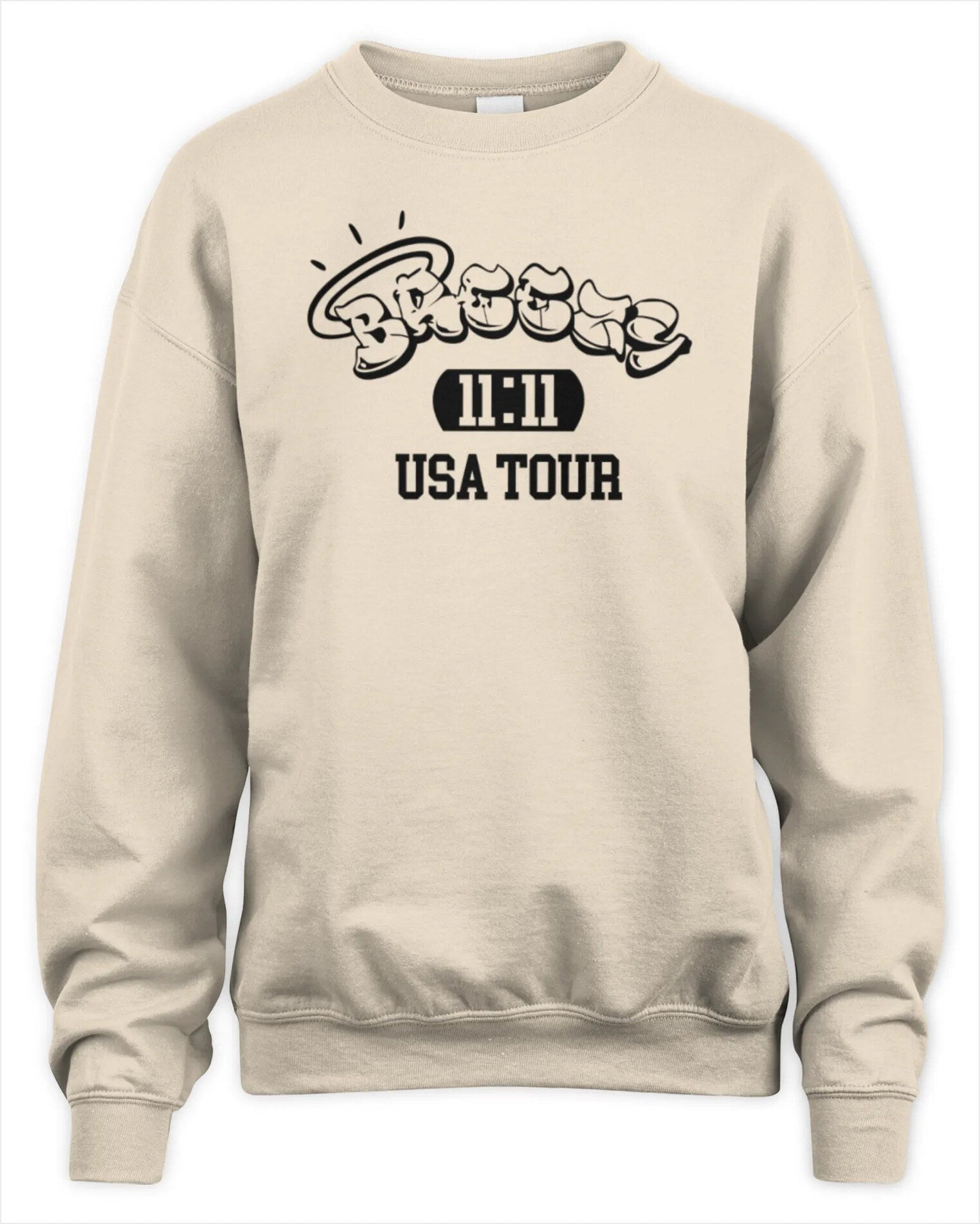 Sweatshirt Chris Brown Merch Store 11 11 Tour Breezy 2024, Premium Sweaer Gifts For Besties - Lilybirchmarket