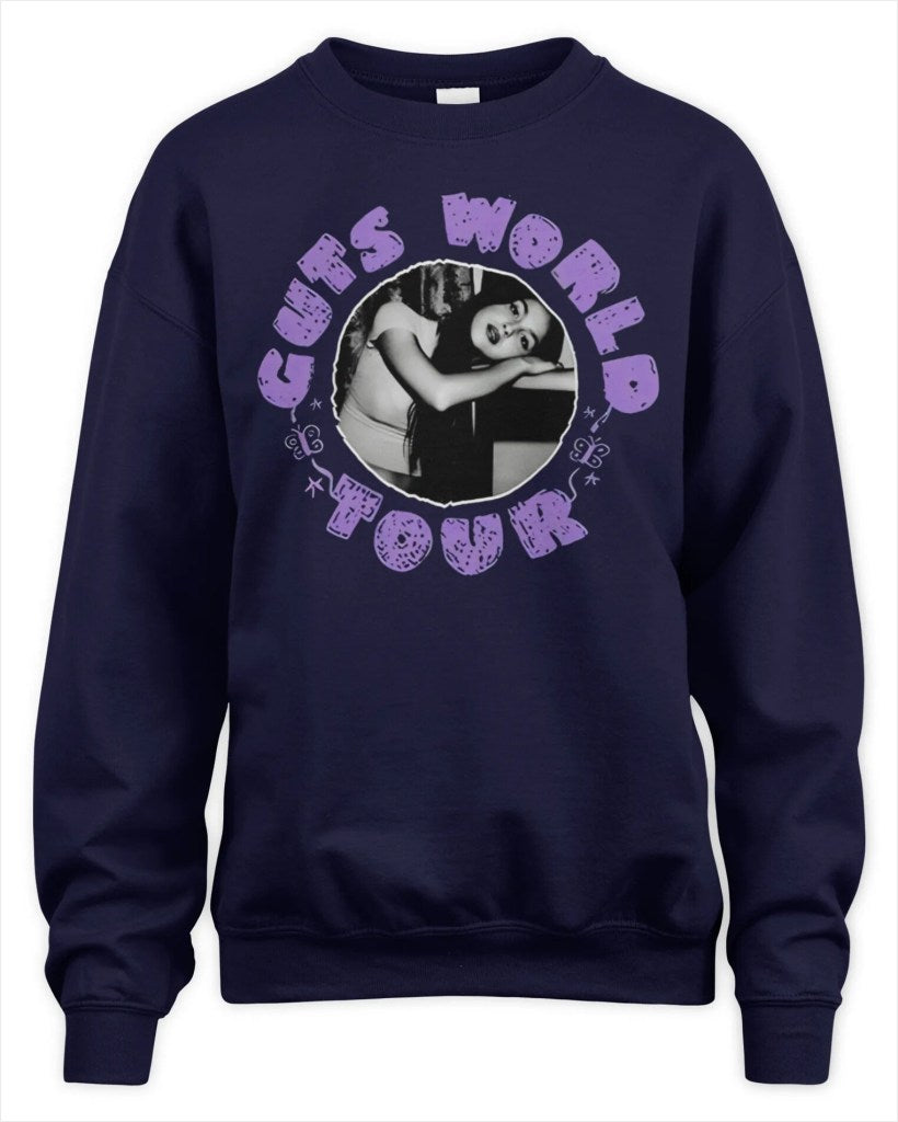 Sweatshirt Olivia Rodrigo Merch Guts Tour Australia Artist 2024 Premium Sweaer Gifts For Besties - Lilybirchmarket
