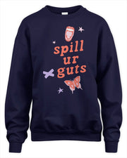 Sweatshirt Olivia Rodrigo Merch Spill Ur Guts Blue Premium Sweaer Gifts For Sister Trendy Merch - Lilybirchmarket