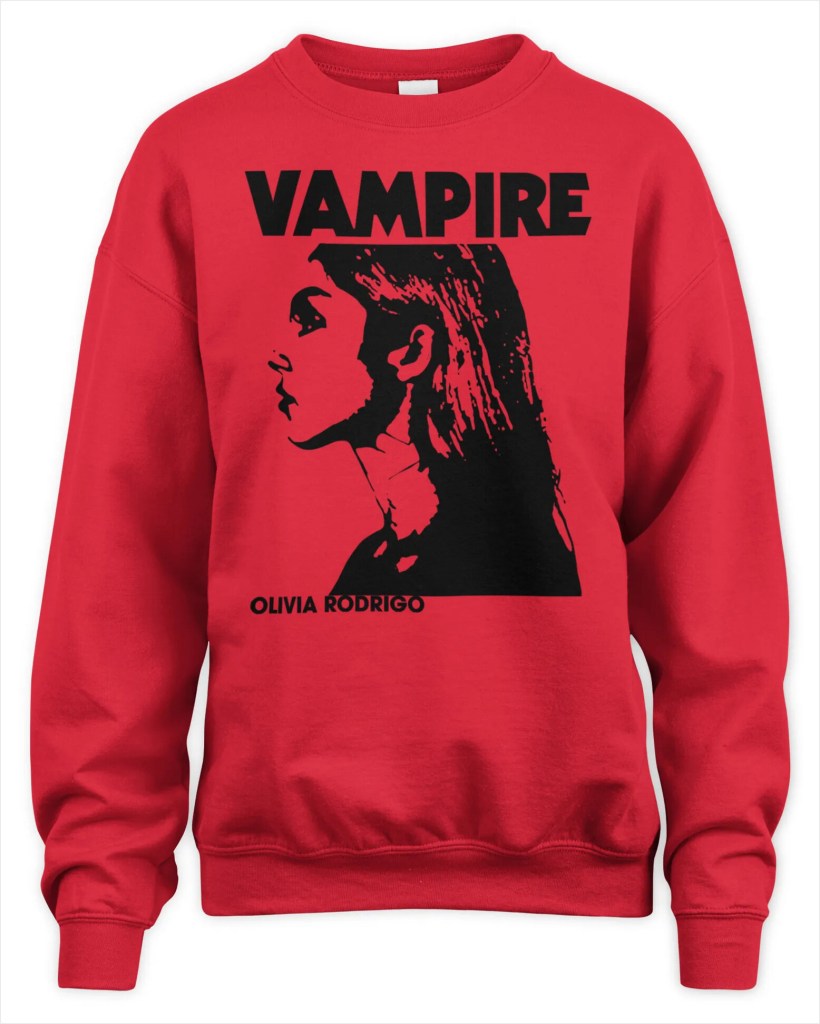 Sweatshirt Olivia Rodrigo Merch Store Vampire Premium Sweaer Gifts For Besties Merch Clothing - Lilybirchmarket