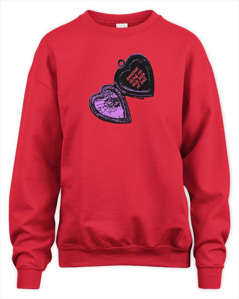 Sweatshirt Olivia Rodrigo Sweetest Thing On This Side Of Hell Official Premium Sweaer Gifts For Brother - Lilybirchmarket