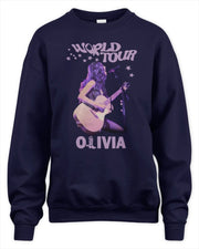 Sweatshirt Olivia Rodrigo World Tour Premium Sweaer Gifts For Fans Trendy Merch - Lilybirchmarket