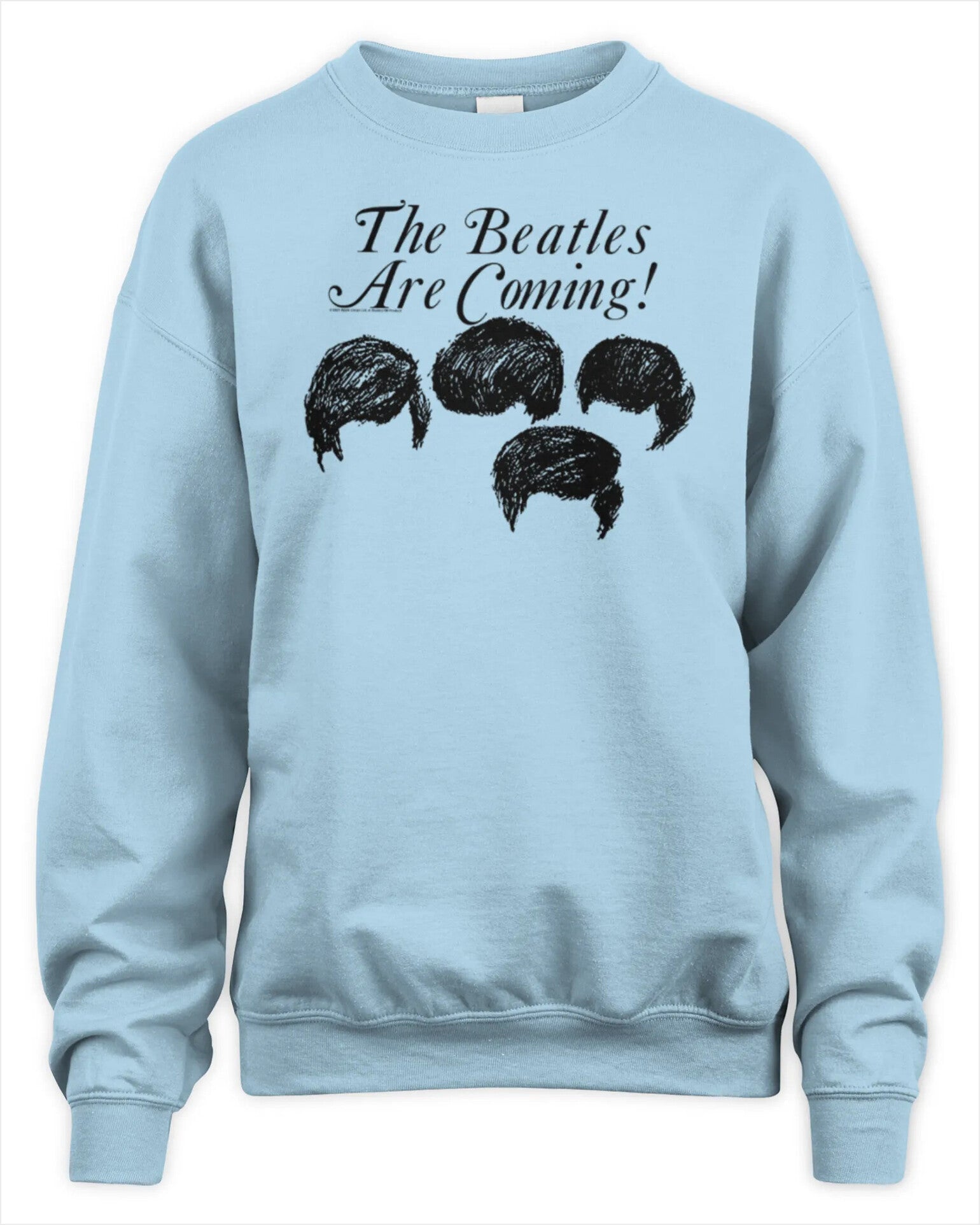 Sweatshirt The Beatles Official Store The Beatles Are Coming Silhouette Premium Sweaer Gifts For Friends - Lilybirchmarket