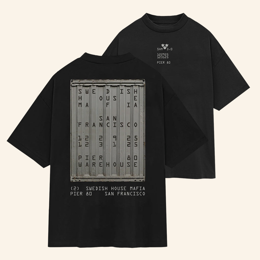 Swedish House Mafia Merch SF Pier 80 T-Shirt Good Gifts For Rock Fans - Lily Birch Market