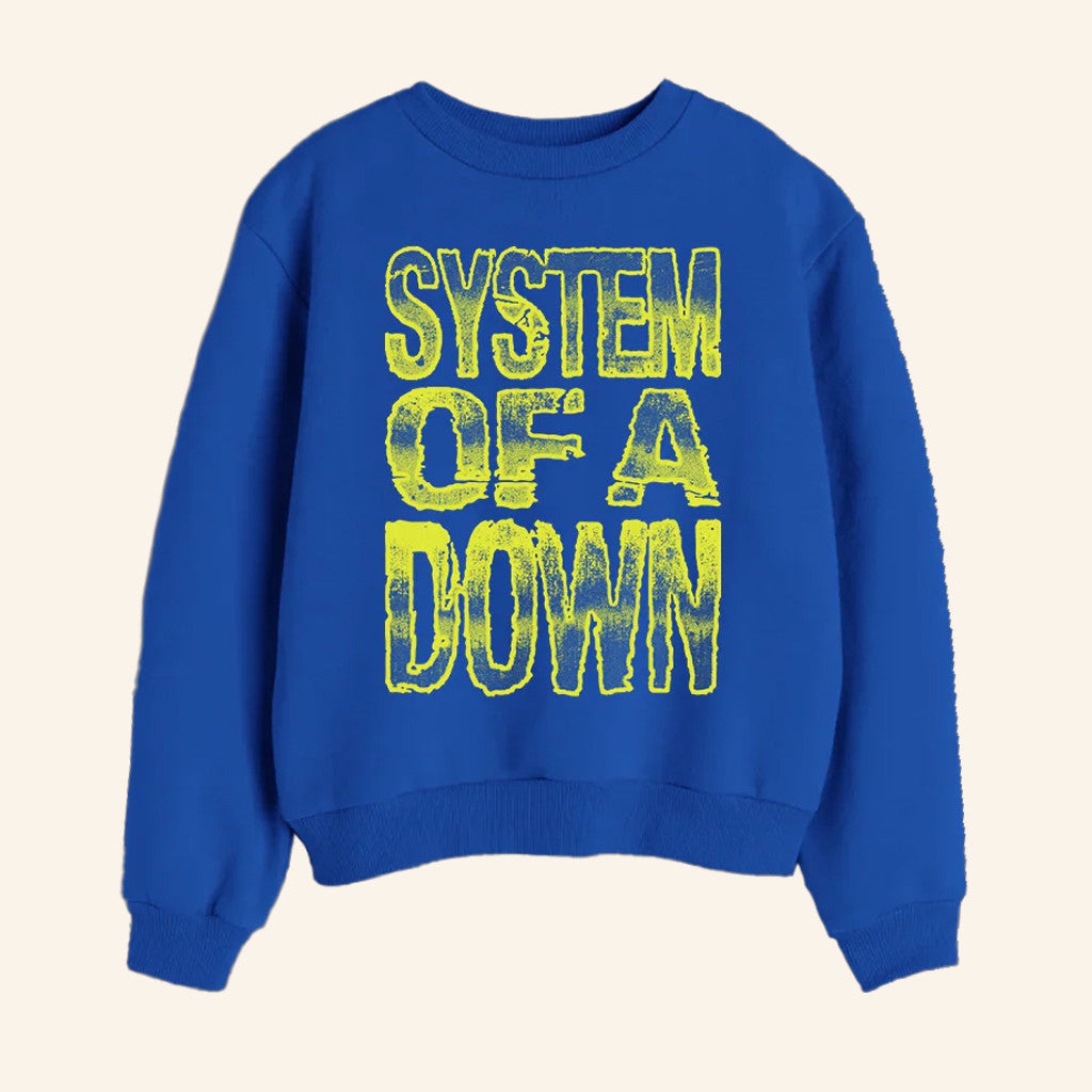 System Of A Down Merch Gradient Stack Crewneck Sweatshirt Gifts For Friends - Lilybirchmarket