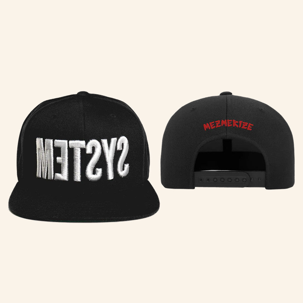 System Of A Down Merch Tour 2025 System Mezmerize Snapback Hat Embroidered Gift For Dad - Lilybirchmarket