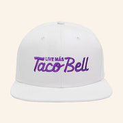 Taco Bell Merch Live Mas Taco Bell Snapback Hat Embroidered Best Christmas Gifts For Him - Lilybirchmarket