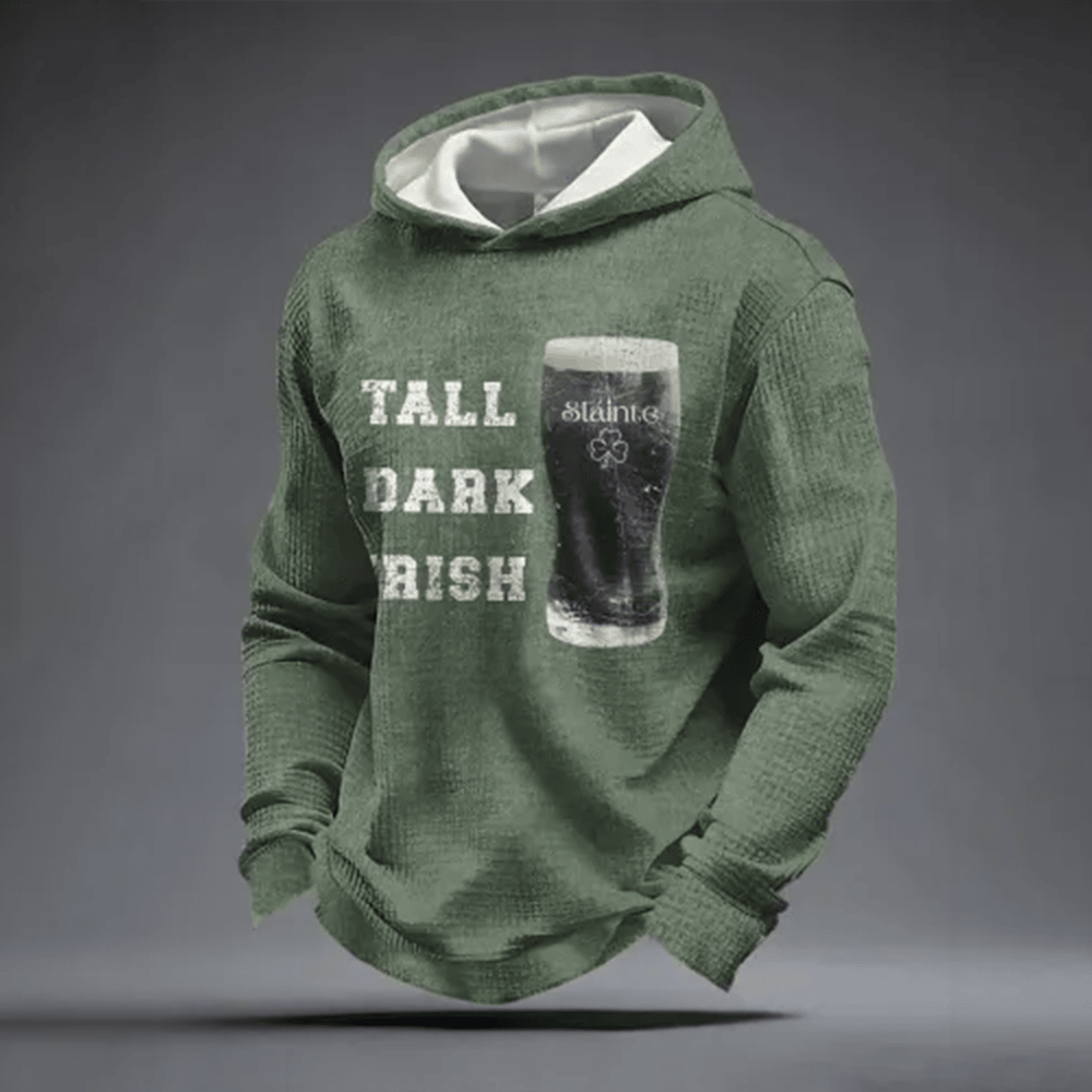 Talk Dark Irish St Patrick's Day Hoodie Saint Patricks Day Hooded Sweatshirt Gift Idea - Lilybirchmarket