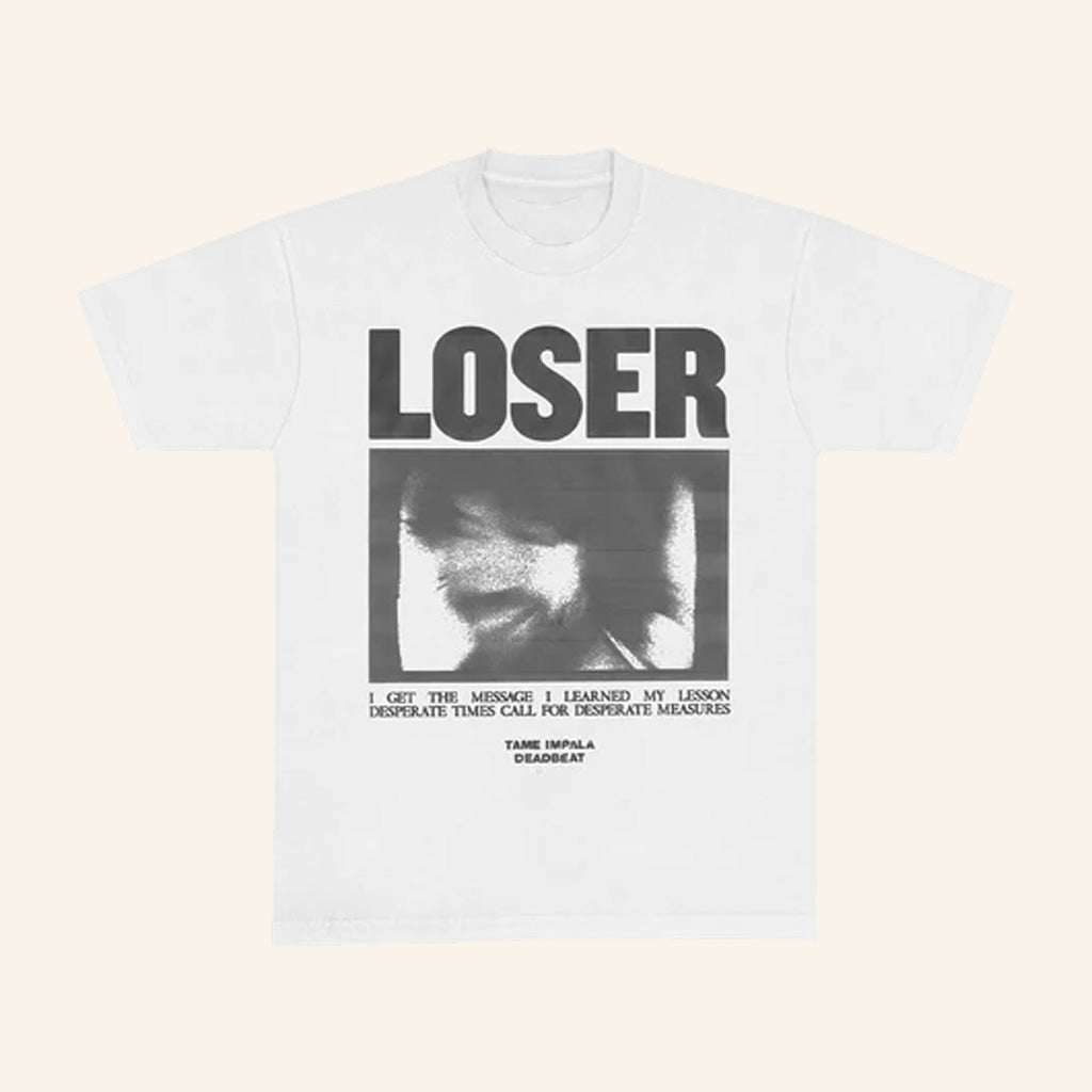 Tame Impala Merch Signed Loser T-Shirt Christmas Presents For Music Lovers - Lily Birch Market