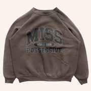 Tate Mcrae Merch Miss Possessive Crewneck Sweatshirt Miss Possessive Tour Merch - Lilybirchmarket