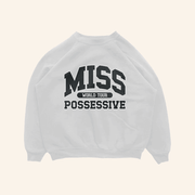 Tate Mcrae Merch Miss Possessive Crewneck Sweatshirt Present For Wife - Lilybirchmarket