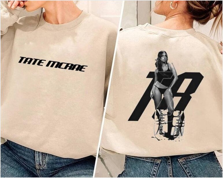 Tate Mcrae The Think Later 90S Sweatshirt, Music Vintage Y2K Concert Tee World Tour Gift For Fan Unisex Sweatshirt Gifts For BFF - Lilybirchmarket