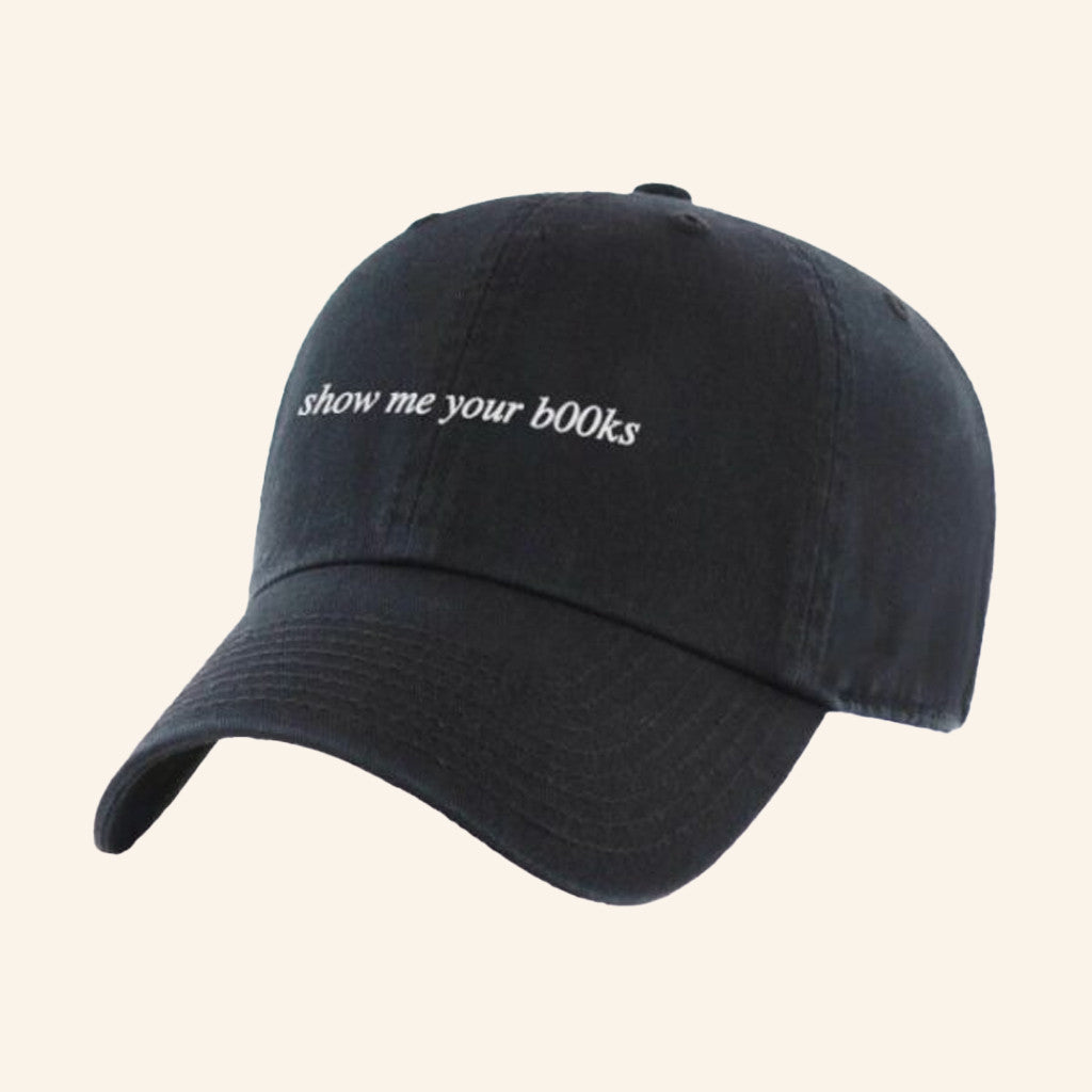 TB4A Merch Embroidered Show Me Your Books Hat Best Gifts For Husband - Lilybirchmarket