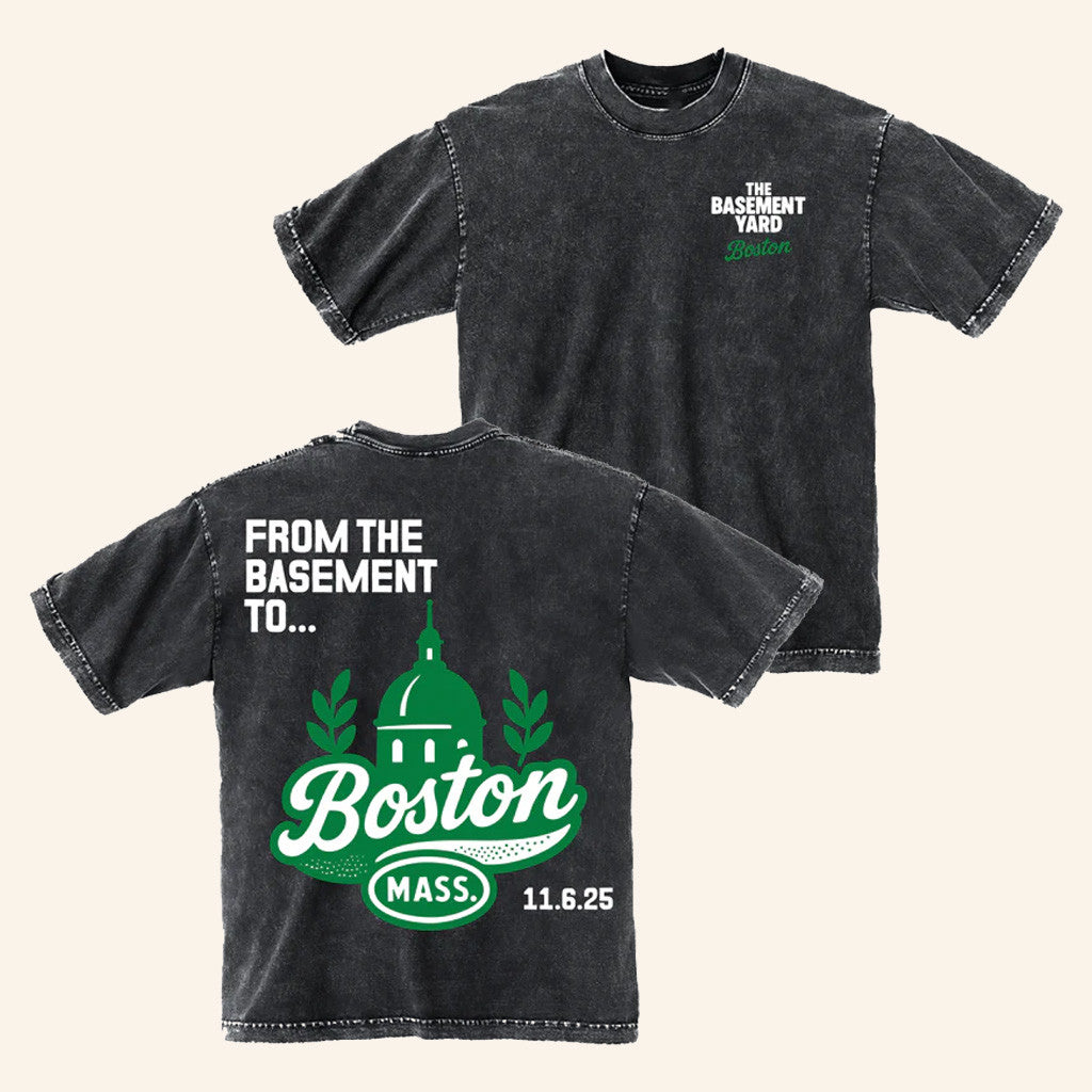 TBY Tour Merch From The Basement To Boston T-Shirt Unique Gifts For Husband - Lily Birch Market