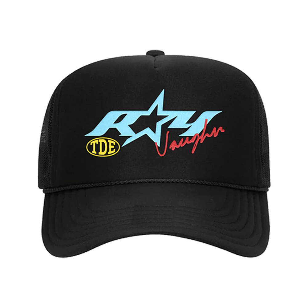 TDE Merch Ray Vaughn Flockers Trucker Hat Top Dawg Entertainment Merch Father's Day Gifts - Lilybirchmarket