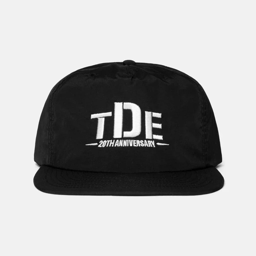 TDE Merch TDE 20th Logo Embroidered Black Snapback Hat Christmas Gift Ideas For Him - Lilybirchmarket