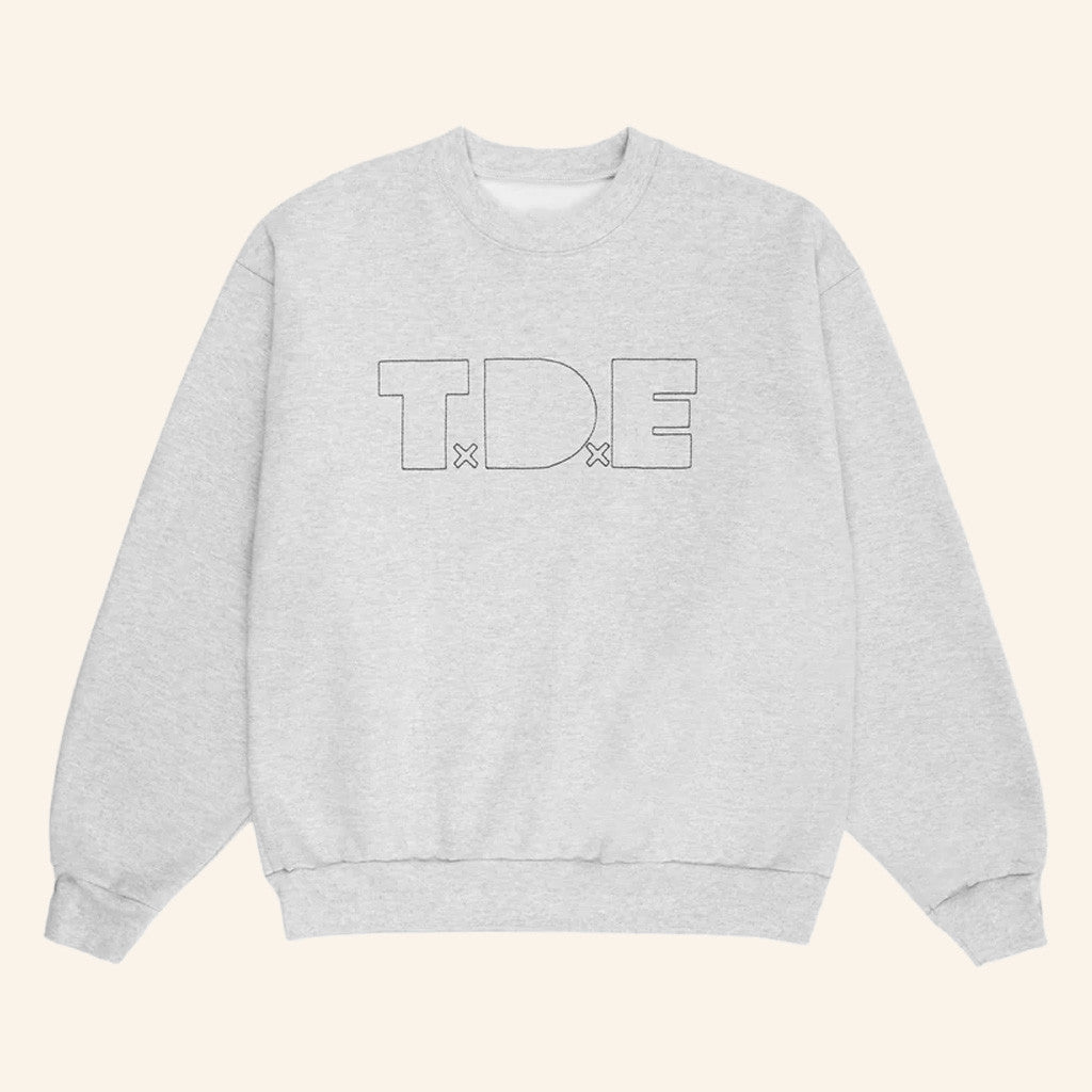 TDE Merch TxDxE Outline Stitch Sweatshirt Christmas Ideas For Sister - Lilybirchmarket