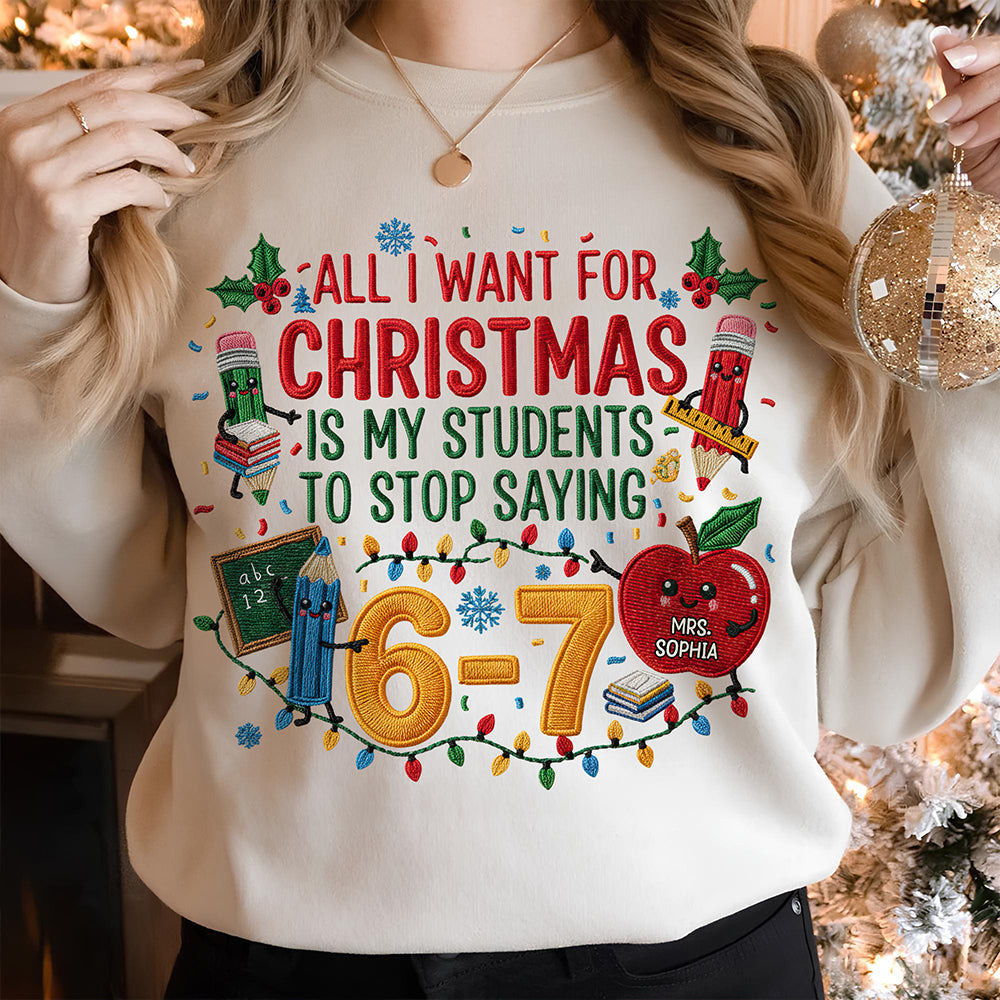 Teacher Life Shirt Personalized Gifts For Teacher - Personalized Funny Christmas Gift For Dad - Lilybirchmarket