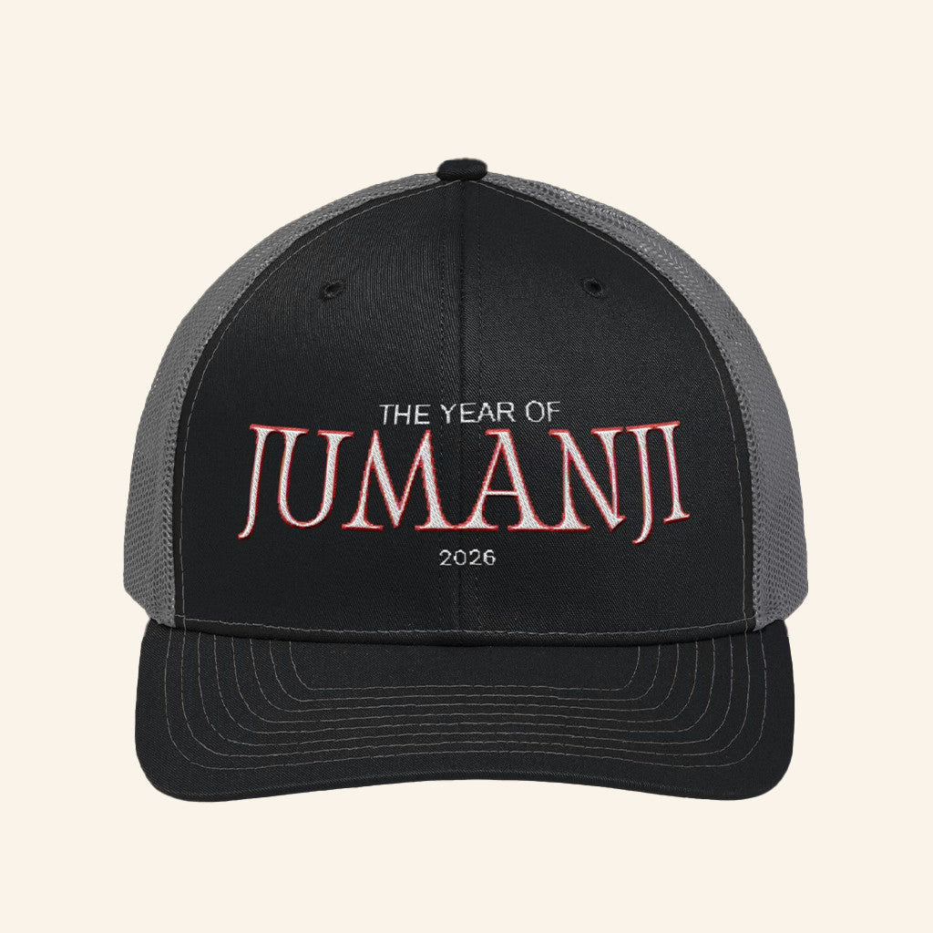 Team Jumanji Merch Embroidered The Year Of Jumanji Trucker Hat Birthday Gift Ideas For Boyfriend - Lilybirchmarket