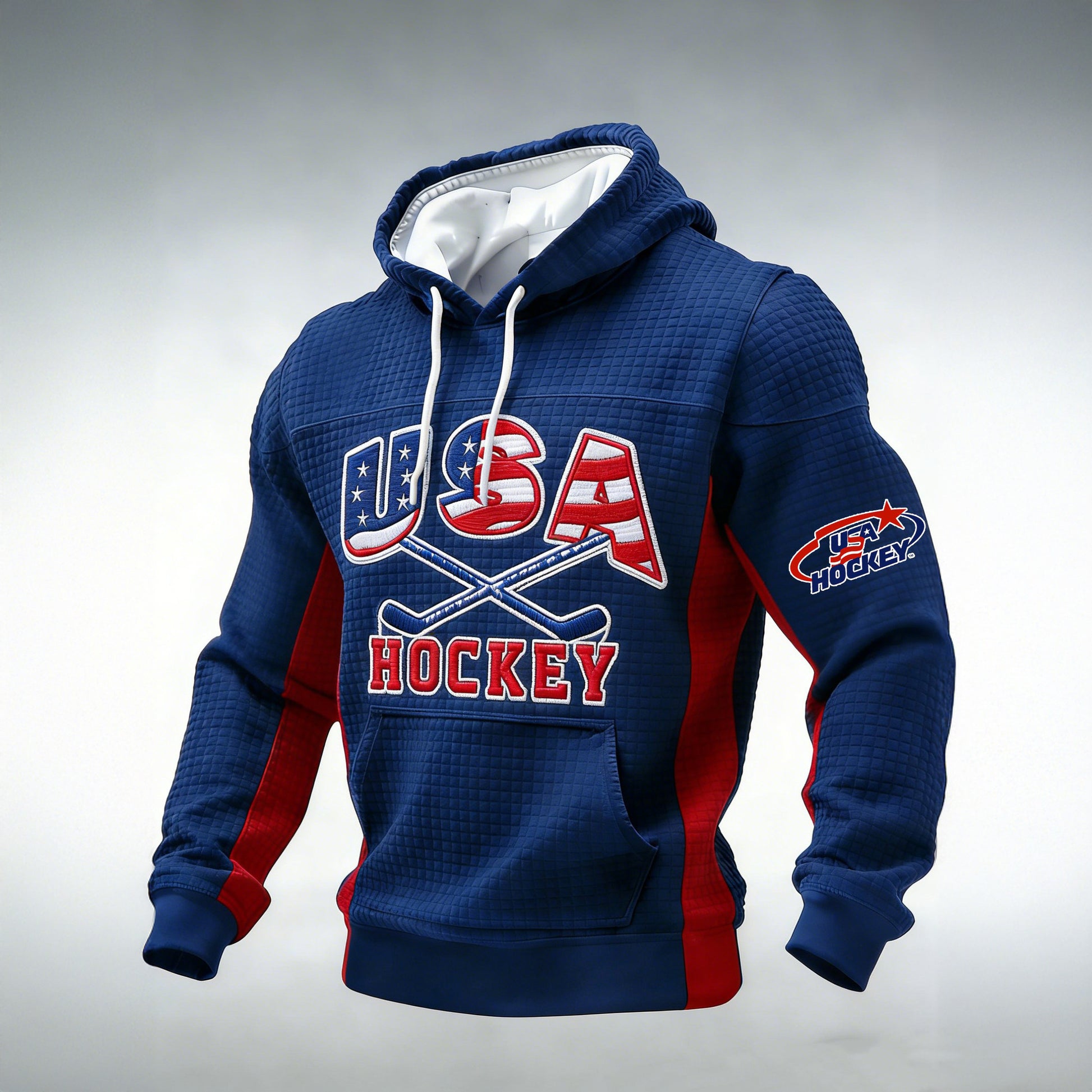 Team USA American Hockey Spirit Hoodie Ice Hockey Winter Olympics Hooded Sweatshirt - Lilybirchmarket