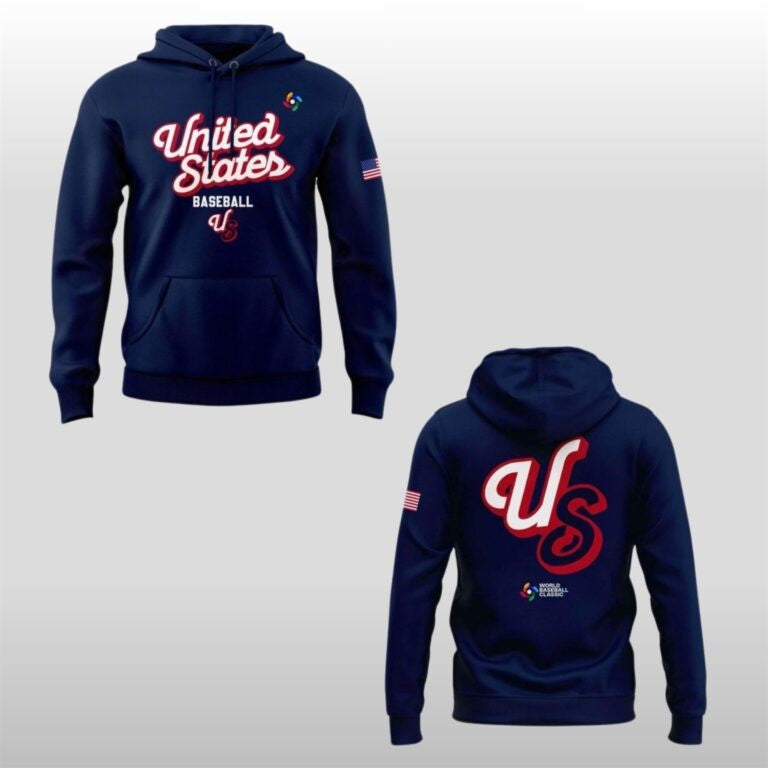 Team USA Baseball Hoodie Team USA World Baseball Classic 2026 Merch Game Day Outfits - Lilybirchmarket