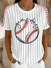  Team USA Baseball Merch Game Day T-Shirt Baseball Enthusiast Gifts For Women's - TradiViet