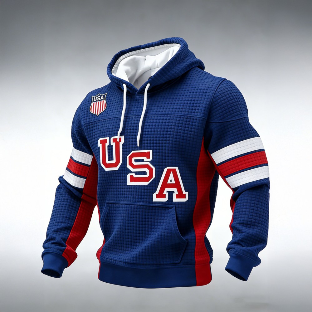 Team USA Hockey 2026 Winter Olympic Hoodie USA Hockey Team 2026 Hooded Sweatshirt - Lilybirchmarket