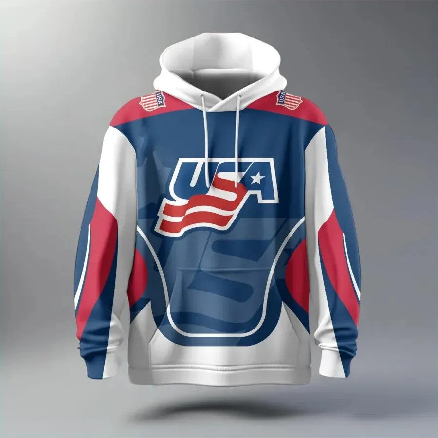 Team USA Ice Hockey 2026 Winter Olympics Hoodie Team USA Merch Gifts For Hockey Enthusiasts - Lilybirchmarket
