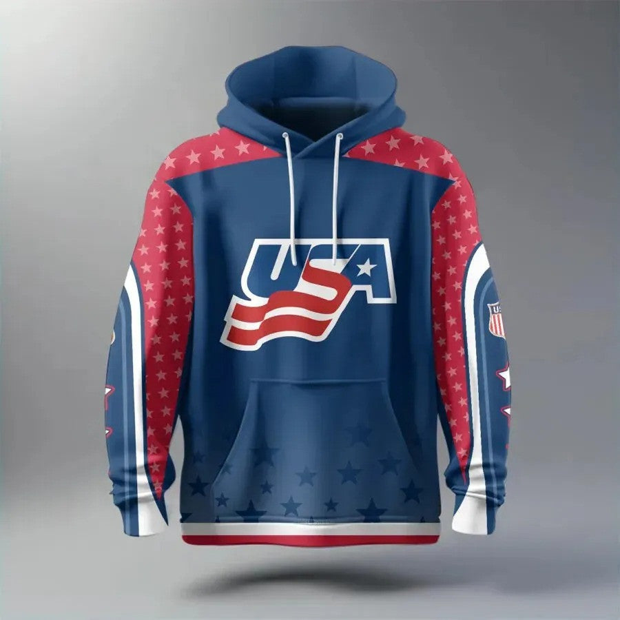 Team USA Ice Hockey 2026 Winter Olympics Hoodie Team USA Merch Great Gifts For Hockey Fans - Lilybirchmarket