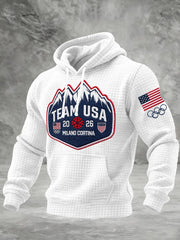 Team USA Milano Cortina 2026 Hoodie Winter Sports Olympics 2026 Hoodie Team USA Merch - Lilybirchmarket