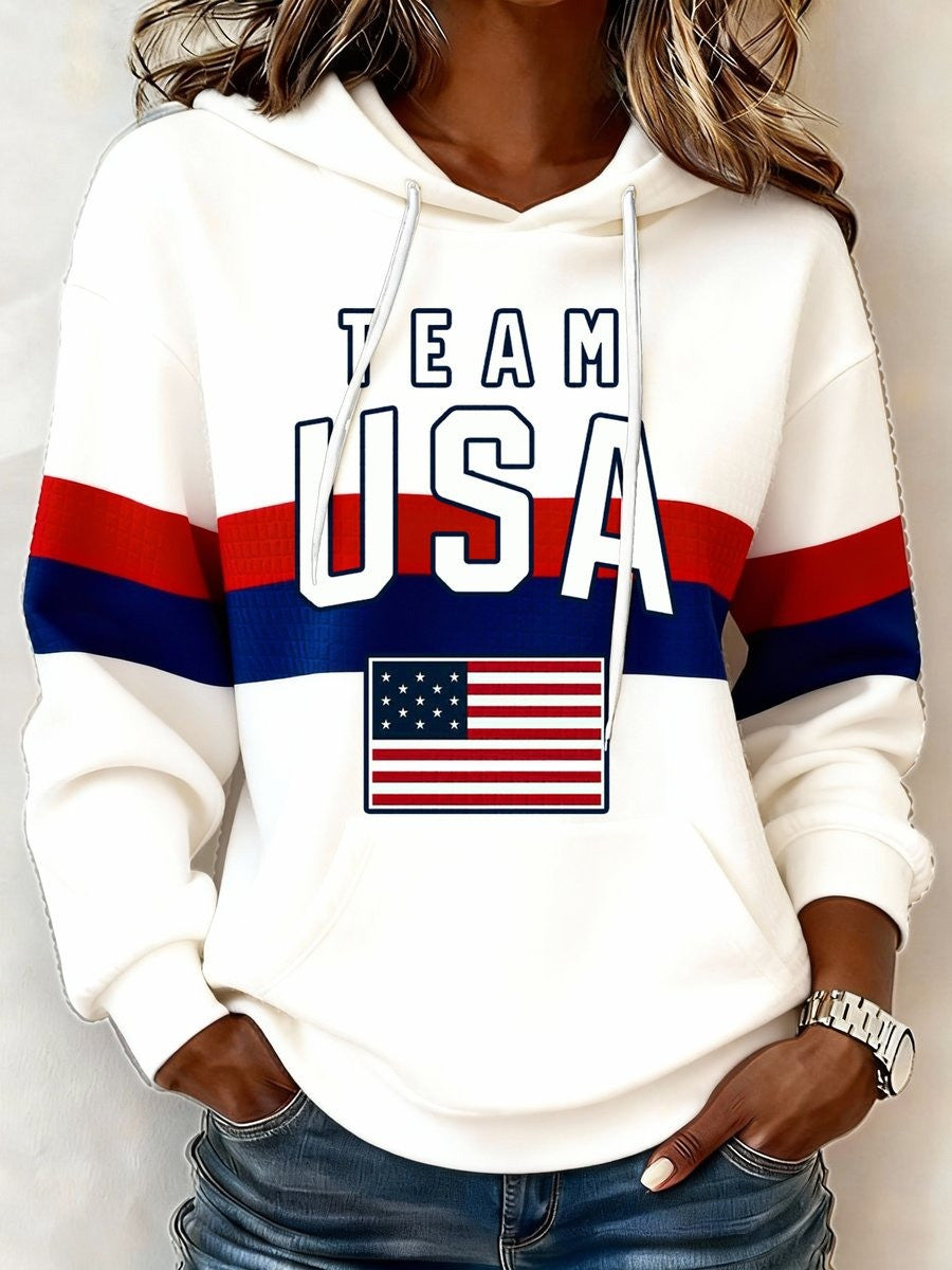 Team USA Olympics Merch 2026 Team USA Hoodie Women's Team USA Merch Sport Fan Gifts - Lilybirchmarket