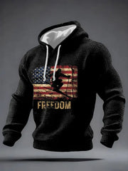 Team USA Skiing Winter Olympics 2026 Hoodie Freedom American Flag Hoodie Gifts For Fans - Lilybirchmarket