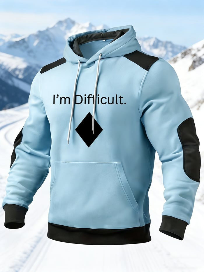 Team USA Skiing Winter Olympics 2026 Hoodie I'm Difficult Hoodie Gifts For Team USA Fan - Lilybirchmarket