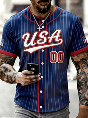  Team USA WBC 2026 Baseball Jersey World Baseball Classic 2026 Shirts Team USA Merch Men's - TradiViet