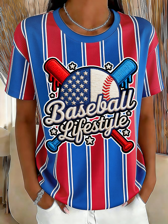  Team USA World Baseball Classic 2026 T-Shirt For Women's WBC Merch Baseball Lifestyle Apparel - TradiViet