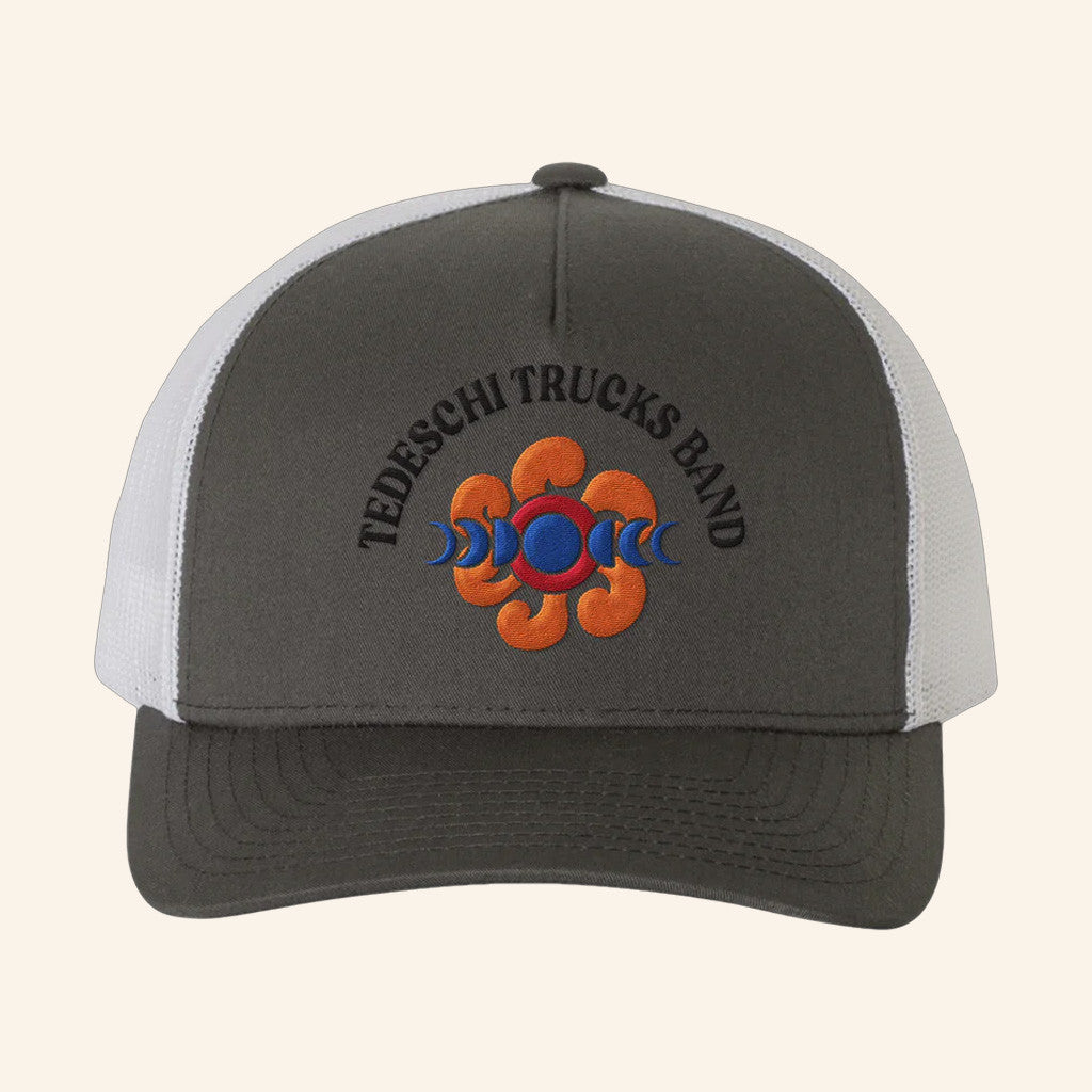 Tedeschi Trucks Band Merch Phases Trucker Hat Embroidered Gift Ideas For Music Lovers - Lilybirchmarket
