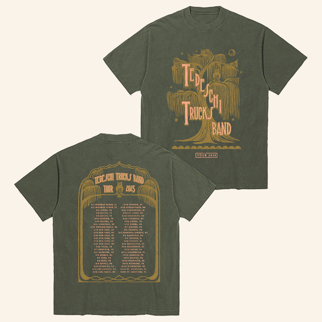 Tedeschi Trucks Band Merch Willow Tree Tour T-Shirt Christmas Present For Son - Lily Birch Market