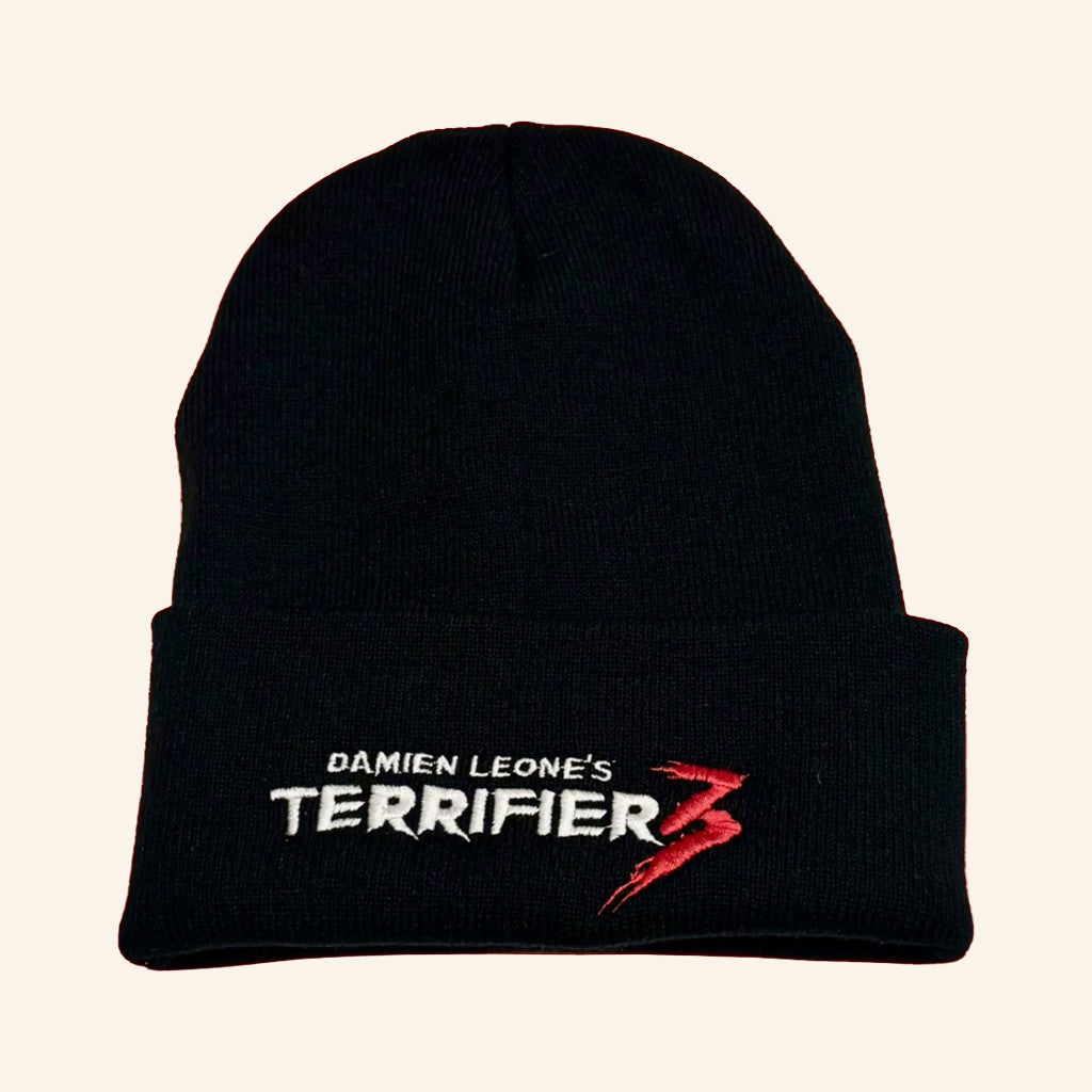 Terrifier Merch Damien Leone's TERRIFIER 3 Beanies Present For Husband - Lilybirchmarket