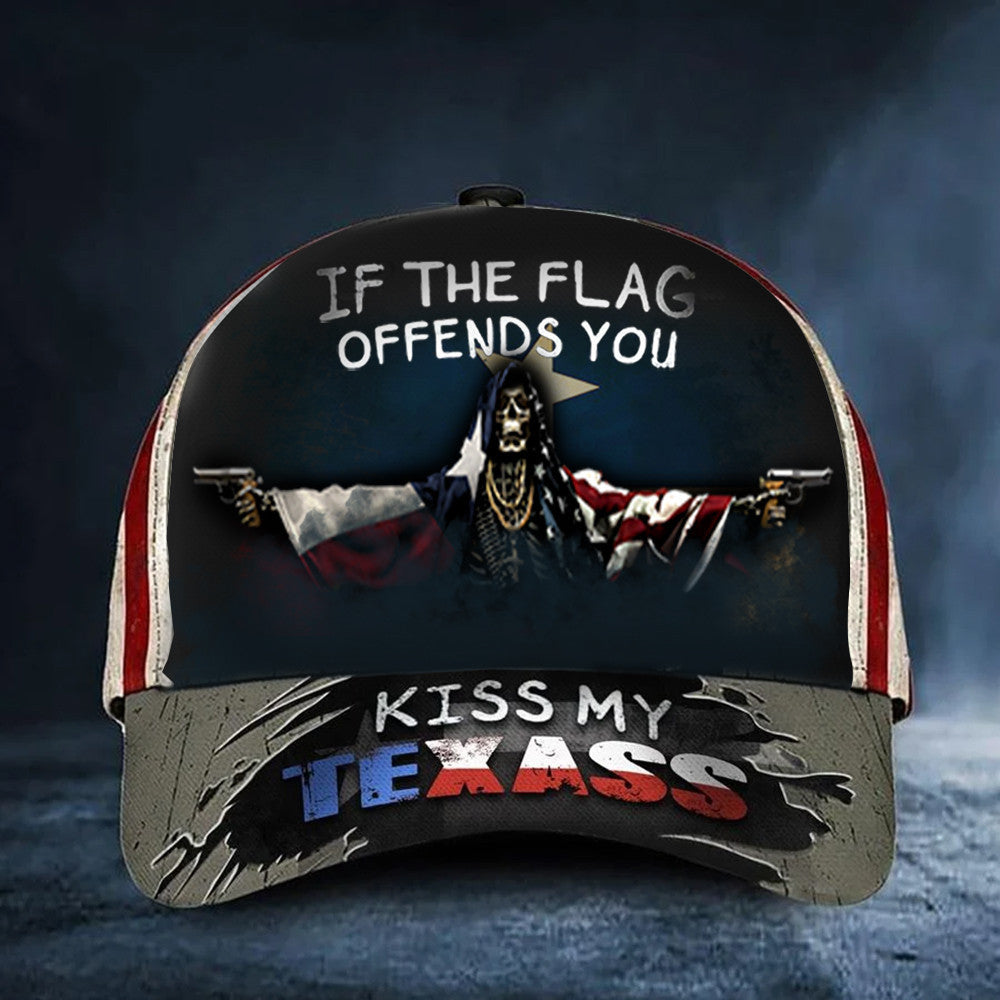 Texas And American Hello Darkness My Old Friend Hat - Lilybirchmarket