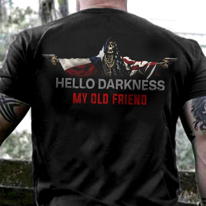 Texas Hat Hello Darkness My Old Friend - Lilybirchmarket
